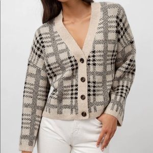 Rails Reese Oatmeal Black Plaid, XS